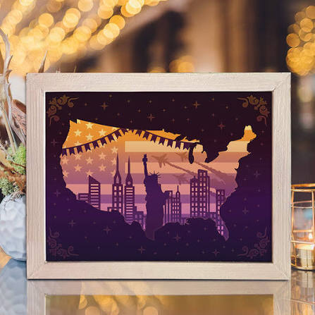 Modèles Lightbox SVG faciles à découper avec Cricut pour des Shadow Box originales